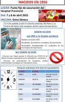 Vacunación masiva nacidos en el año 1956