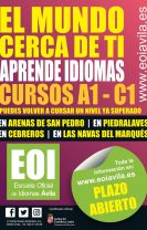 Se abre plazo de admisión en la EOI - Las Navas del Marqués