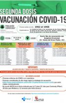Vacunación de segundas dosis