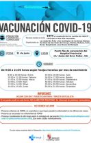 Vacunación para los nacidos en 1974 y recaptación de los nacidos entre 1960 y 1973 que no se hayan vacunado antes.