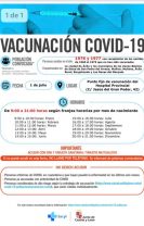 Continúan vacunaciones con primeras y segundas dosis