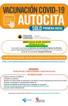 Llamamiento vacunación primera dosis COVID-19 AUTOCITA