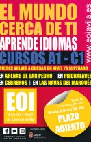 Preinscripción EOI Las Navas del Marqués Curso 2021-2022