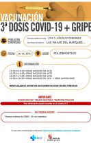 Vacunaciones de la 3ª Dosis el 11 de Noviembre