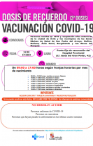 Vacunación de 3º dosis.
