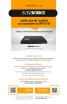 Subvención para la adquisición de Receptores de Sat TDT HD e instalaciones