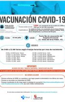 Primeras dosis de vacunas para los nacidos en 1982, 83 y 84