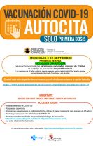 Llamamiento vacunación primera dosis COVID-19 AUTOCITA