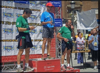 Podio de la Segunda Carrera