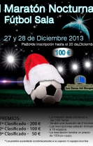 I Maratón de fútbol sala nocturna.
